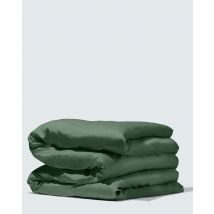 Silky Bamboo Duvet Cover, Olive Green