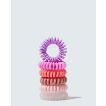Hold On Tight Hair Rings 6-Pack, Pink/Lila