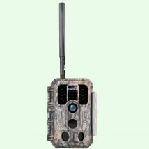 4G LTE Caméra de chasse 32MP 1296P avec carte SIM et 32GB SDCard Nocturne No Glow Invisible Infrarouge Détecteur de Mouvement | A390G Gris