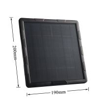 Kits de panneaux solaires 5W 10000mAh Sortie 12V/6V Extérieur ou Intérieur Alimentation rechargeable pour toutes les caméras de gibier | BL6A