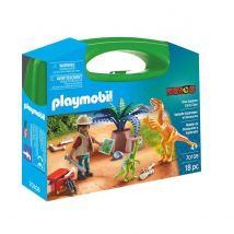 Playmobil Dinos Maletín Grande Dinosaurios Y Explorador - 70108