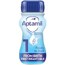 Aptamil 1 First Baby Milk Formula Liquid from Birth (200ml x 12)