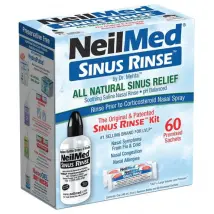 NeilMed Sinus Rinse Starter Kit with Bottle & 60 sachets