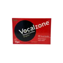 Vocalzone Throat Pastilles For Dry Or Irritated Throat 24 Pack