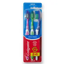 Colgate Toothbrush Extra clean 3 pack  (Medium)