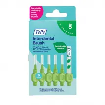 Tepe Interdental Brush - 0.8mm Size 5 Green (6)