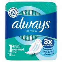 Always Ultra Day (Size 1) Sanitary Pads With Wings (13)