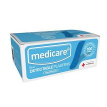 Medicare Blue Detectable Plasters (100)