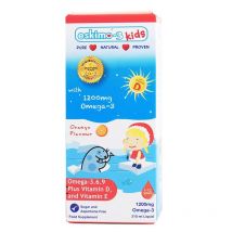 Eskimo-3 Kids with Omega 3, 6, 9 plus Vitamin A & E Orange Flavour (210ml)