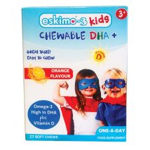 Eskimo Kids DHA Plus Omega 3 Chewable Tablets (27)