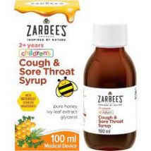 Zarbees Children's Cough & sore throat syrup 2 years+ 100ml