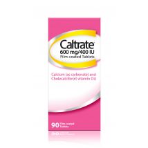 Caltrate Calcium 600mg & Vitamin D3 400IU Tablets (90)