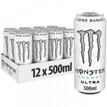 Monster Energy Ultra Zero - 500ml (Zero Sugar)  (12)