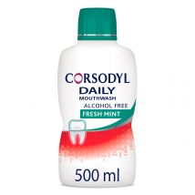 Corsodyl Gum Care Mouthwash Alcohol Free Daily Fresh Mint 500ml