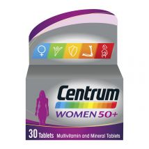 Centrum Women 50+ Multivitamin Tablets 30s