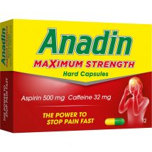 Anadin Maximum Strength Hard Capsules 12s