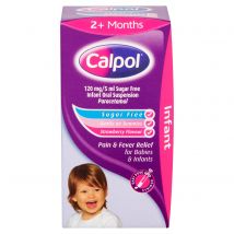 Calpol Infant 2m+ Strawberry Sugar Free (140ml)