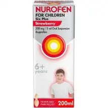 Nurofen For Children from 6 years Strawberry (200ml)