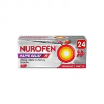 Nurofen Rapid Relief Liquid Capsules 200mg Ibuprofen (24)