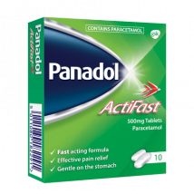 Panadol Actifast 500mg Paracetamol Tablets (20)