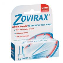 Zovirax Aciclovir Cold Sore Cream Pump (2g)