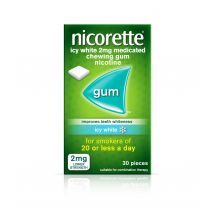 Nicorette - 2mg Nicotine Icy White Gum (30)