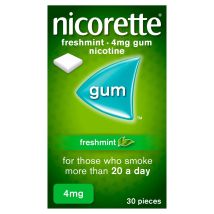 Nicorette - 4mg Freshmint Nicotine Gum (30)
