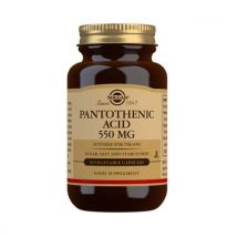 Solgar Pantothenic Acid 550mg 50 Vegetable Capsules