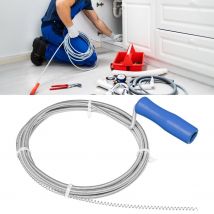 Sonda Sturatubi 7.5 metri, Sonda Stura Lavandini e Scarichi Fai da Te, Coclea di Drenaggio, pulizia Tubi