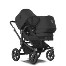 Bugaboo Donkey 5 Double Carrycot & Seat Pushchair - Midnight Black
