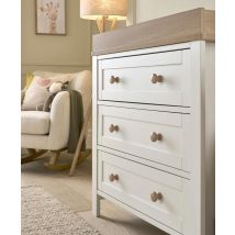 Wedmore Nursery Dresser Changer - White/Natural