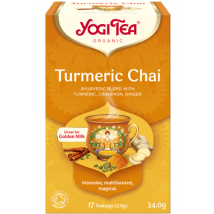 Yogi Organic Turmeric Chai Tea, 17 Bags
