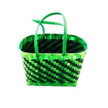 Upcycled Woven Box Strap Basket- The Medium Dengu
