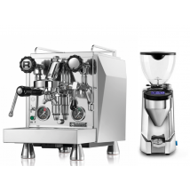 Rocket Espresso Giotto Cronometro Type R + Fausto Grinder package offer