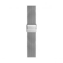 Milanese silver strap 18 mm