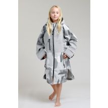 Kids Soft Shell Robe - Arctic Camo