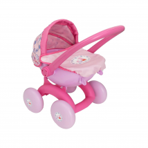 Peppa Pig 4 in 1 My First Dolls Pram - Pink