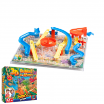 3D Snakes and Ladders Board Game - Dinosaur Edition