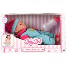 BabyBoo Bed Time Baby Doll with Bottle - Blue