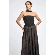 Glitter Chiffon Scarf by Goddiva