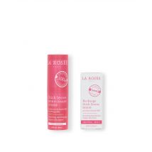Duo Stick lèvres nourrissant teinté & sa recharge au beurre de karité BIO pour toutes les lèvres - La Rosée
