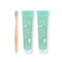 La Rosée cosmétiques - Duo de dentifrices et brosse à dents