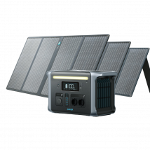 Anker SOLIX F1200 Solargenerator (Solargenerator 1229Wh mit 3x 100W Solarpanel)