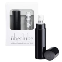 Uberlube Good-To-Go Traveler Refillable Case & 1 Refill (15ml) - Black