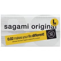 Sagami Original 0.02 Large Condoms - 12 Pack