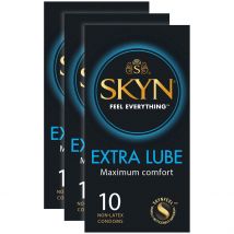Skyn Extra Lubricated Non-Latex Condoms - 30 Pack