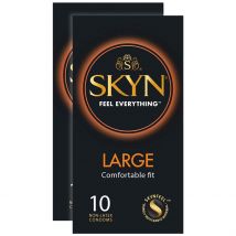 Skyn Large Non-Latex Condoms - 20 Pack