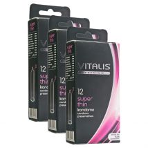 Vitalis Super Thin Condoms - 36 Pack