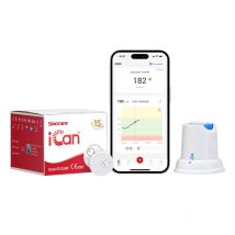 Sinocare iCan i3 CGM Monitoreo continuo de glucosa durante 15 días Medición automática a través de la aplicación iCan CGM (kit completo) | 1 paquete