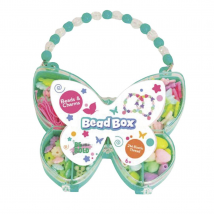 Be Bold Butterfly Shaped Bead Box Craft Set Storage Container